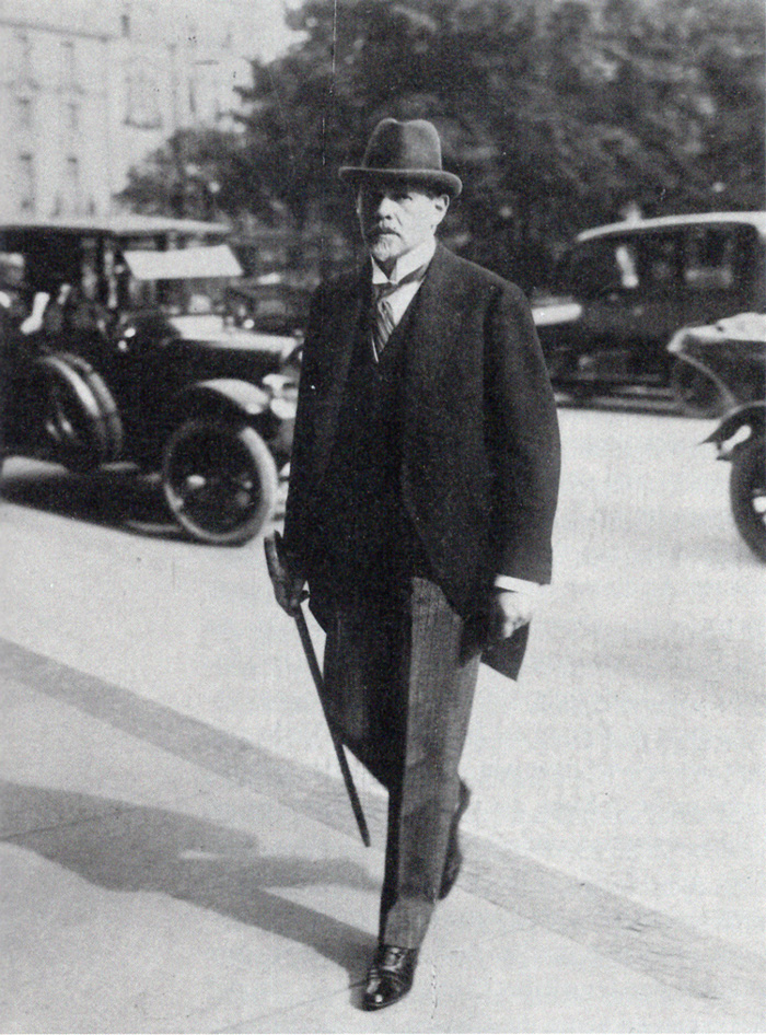 Walther Rathenau während seiner Amtszeit als Minister