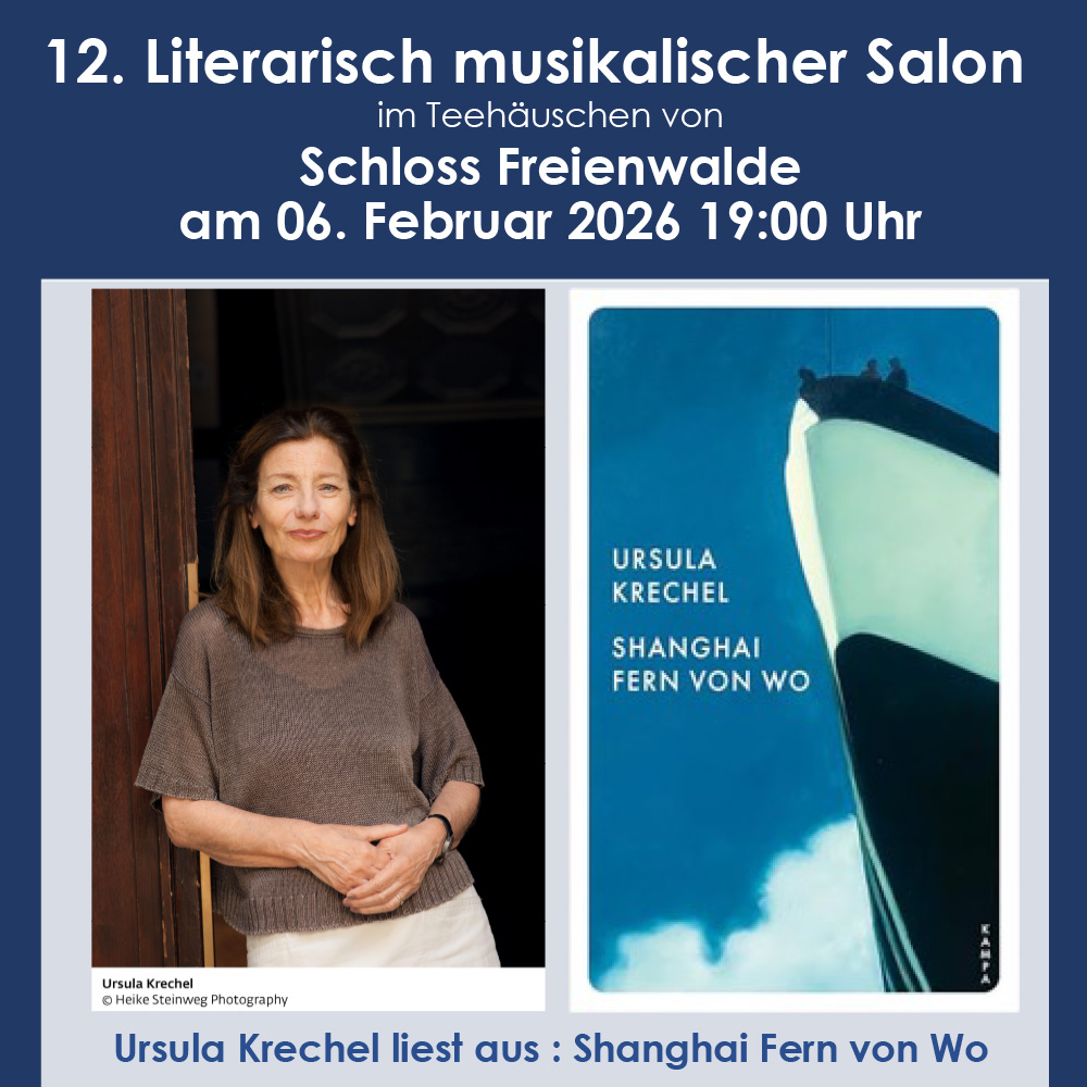 12. Literarisch musikalischer Salon: Ursula Krechel